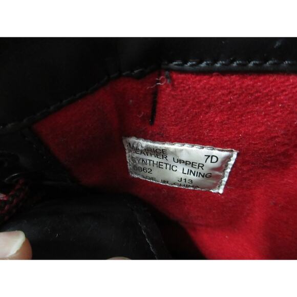 Polo Ralph Lauren Maurice Boots Mens Size 7 Black Leather Buckle Combat Moto main image 12